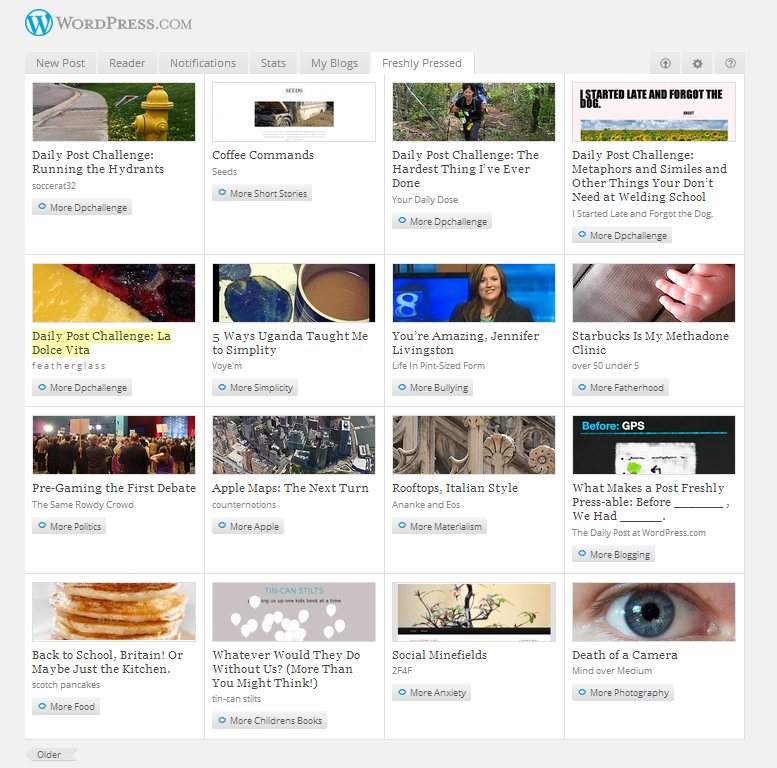 Freshly Pressed with NO LB