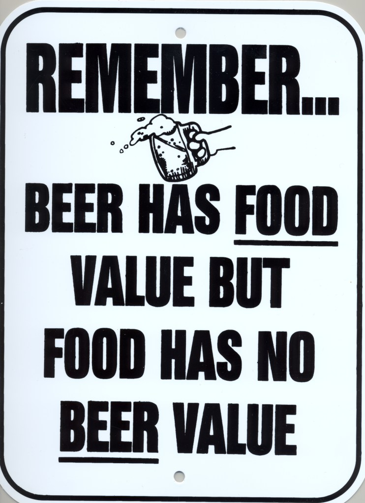 beer food value