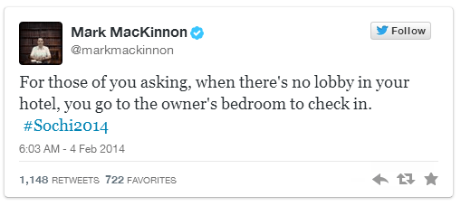 Mark MacKinnon tweet