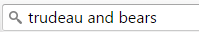 trudeau search